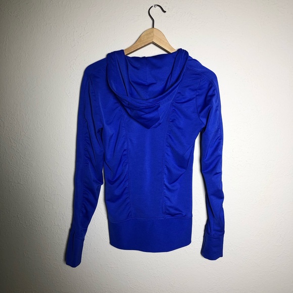 Athleta Royal Blue Zip Up Hooded Jacket - Picture 6 of 8